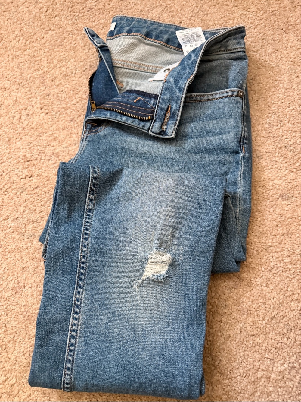 Vigoss Light Blue Cropped Ankle Jeans